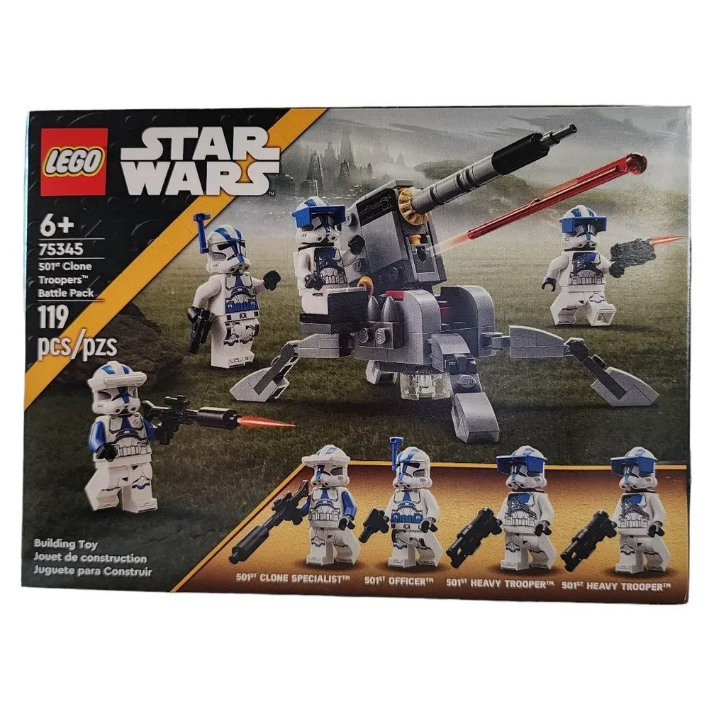 Lego 75345 Star Wars 501st Clone Troopers Battle Pack Building‎ Toy Set 119 pcs